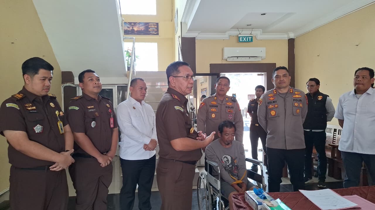 Polres Oku Kembali Amankan Tahanan Kejaksaan Negeri Oku Kabur Di Banyuasin