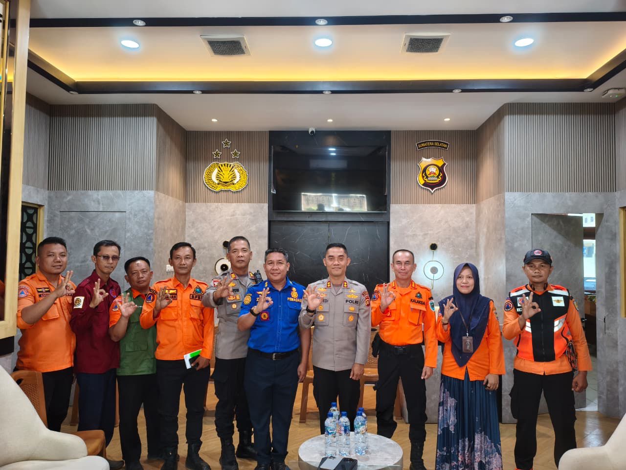 Polres OKU Selatan Gelar Rapat Awal Pembentukan Masyarakat Peduli Api Cegah Karhutla