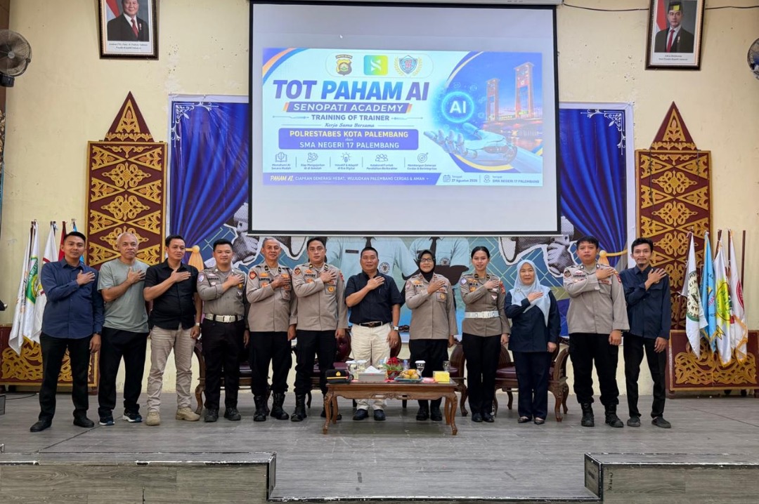 Polrestabes Palembang Edukasi Pelajar SMA Negeri 17 tentang Pemanfaatan AI yang Bijak dan Bertanggung Jawab