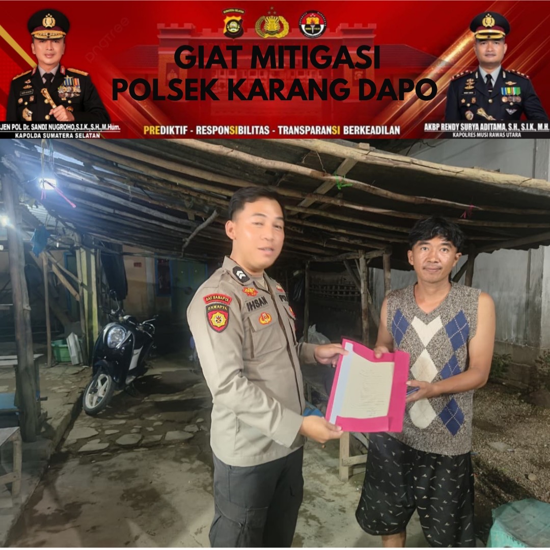 Cegah Karhutla, Polsek Karang Dapo Intensifkan Mitigasi dan Ground Check Hotspot di Desa Biaro Lama
