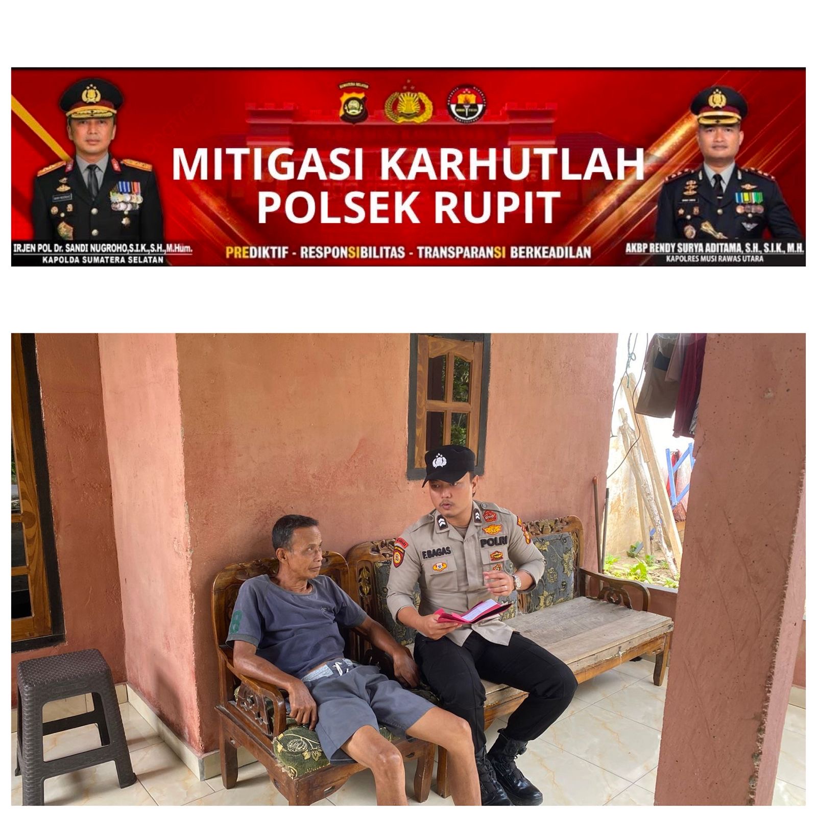 Cegah Karhutla di Musim Kemarau, Polsek Rupit Gencarkan Mitigasi dan Imbauan di Desa Noman Baru