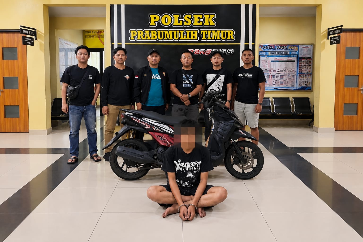 Polsek Prabumulih Timur Ungkap Kasus Penggelapan Sepeda Motor, Seorang Pria Diamankan