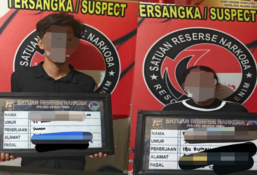 Polres Muara Enim Gagalkan Peredaran Ekstasi, Dua Terduga Pelaku Diamankan di Lawang Kidul