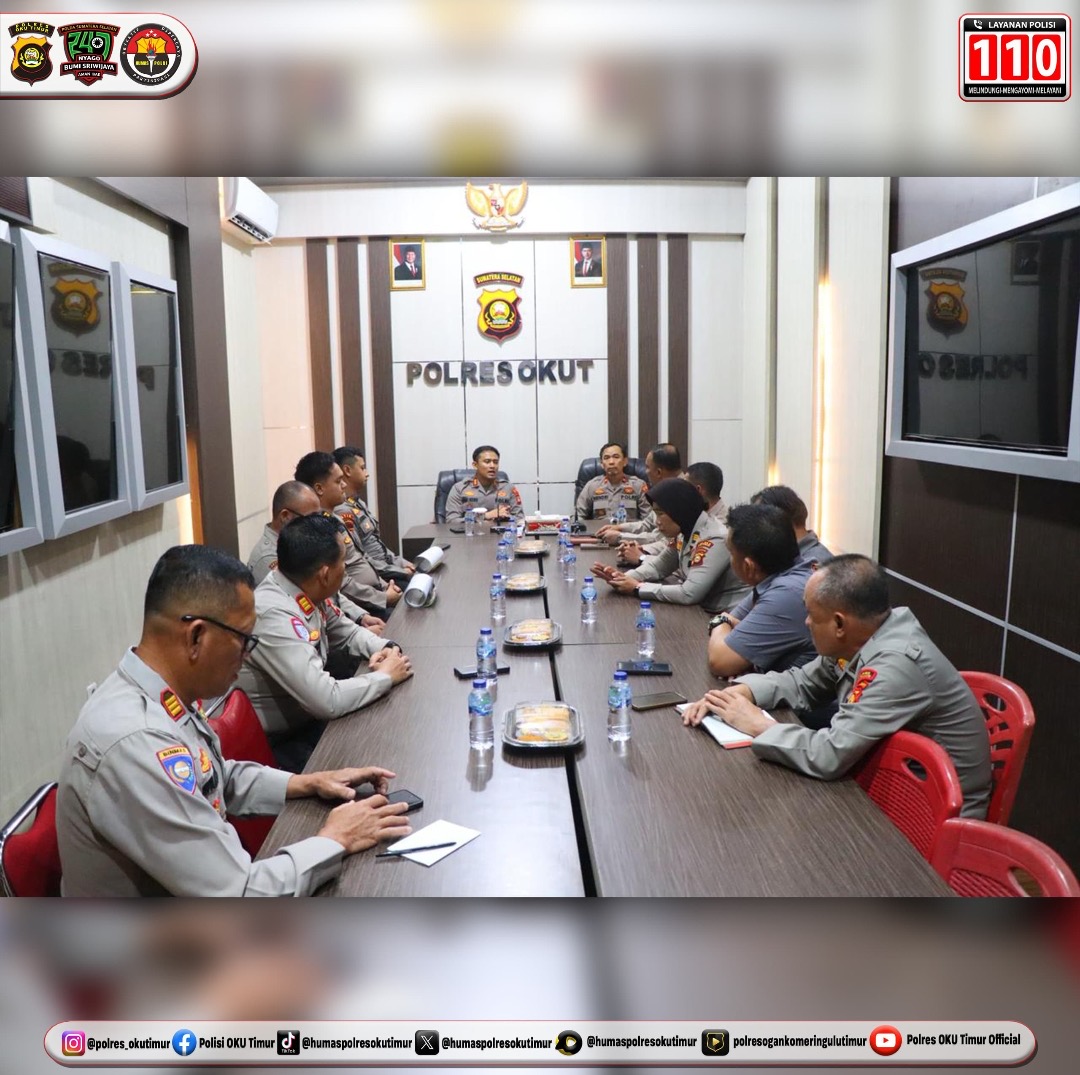 Perkuat Wawasan dan Kompetensi Personel, Polres OKU Timur Sambut Tim Satgas Edukasi Lemdiklat Polri