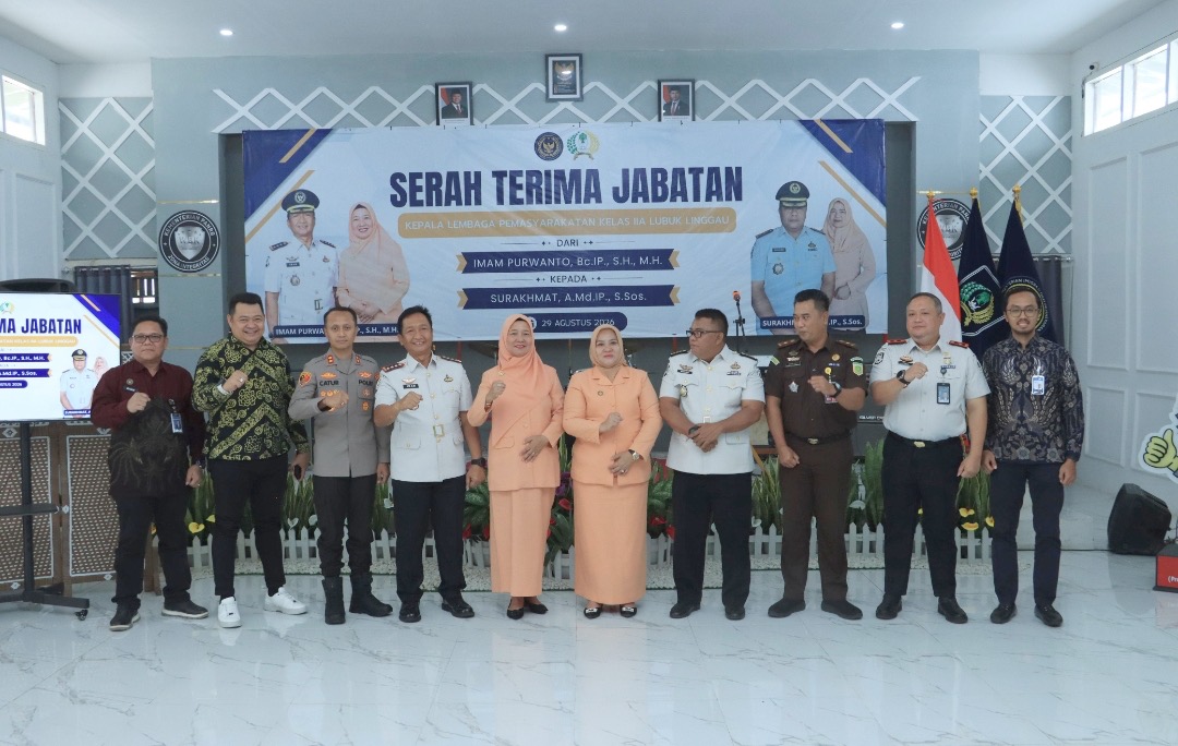 Kapolres Lubuk Linggau Hadiri Sertijab Kalapas Kelas IIA, Perkuat Sinergi Antarpenegak Hukum