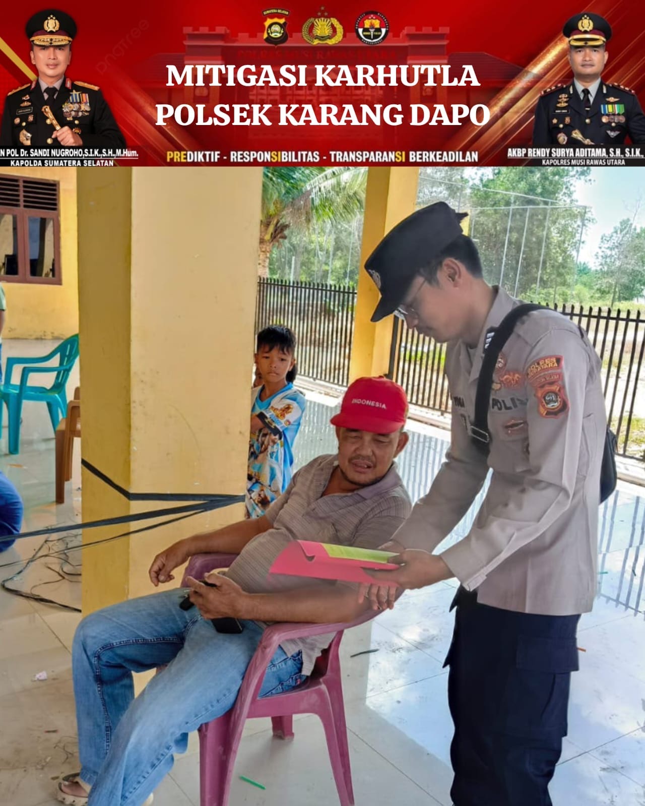 Cegah Karhutla Sejak Dini, Polsek Karang Dapo Intensifkan Mitigasi dan Ground Check di Desa Biaro Baru