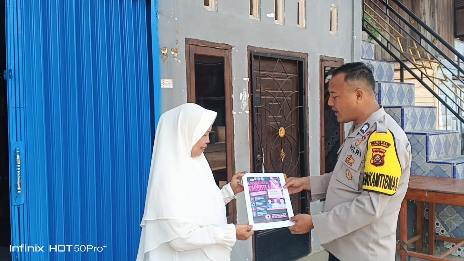 Cegah Karhutla dari Rumah ke Rumah, Polsek Muara Pinang Gencarkan Program “Makmano Karhutlah”