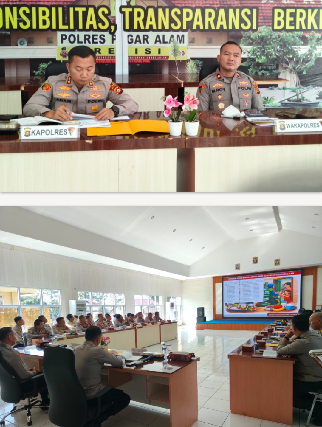 GO POLRES PAGAR ALAM, KAPOLRES TEKANKAN PATROLI DAN RESPONS CEPAT JAGA HARKAMTIBMAS
