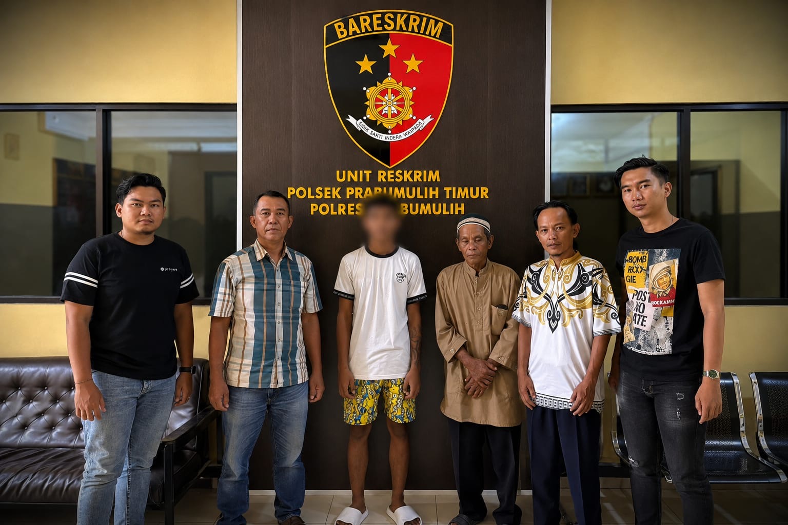 Didampingi Orang Tua, Terduga Pelaku Pencurian Kooperatif Serahkan Diri ke Polsek Prabumulih Timur