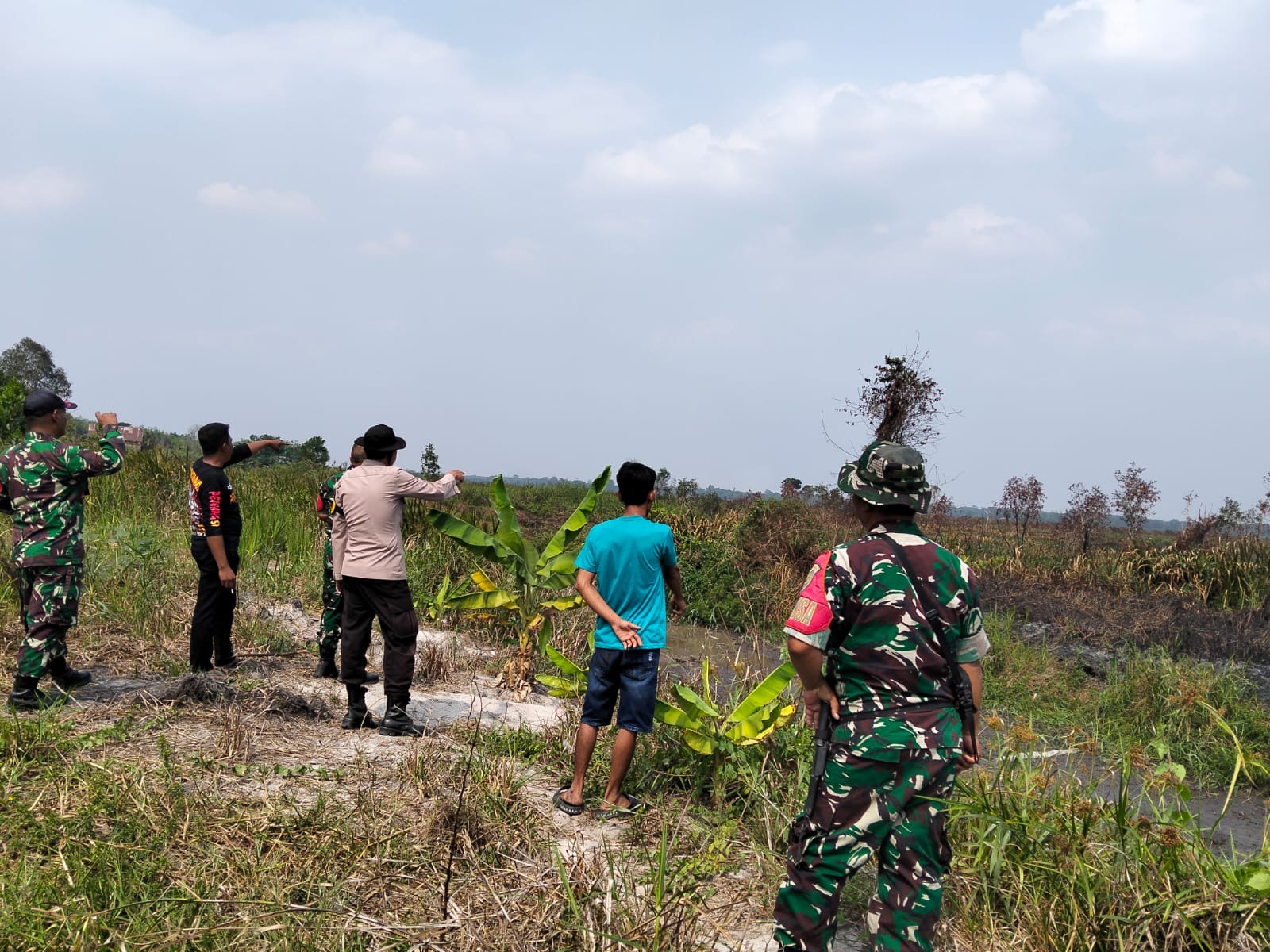 Langkah Preventif Cegah Karhutla, Polsek Rantau Alai Turun Langsung Edukasi Masyarakat