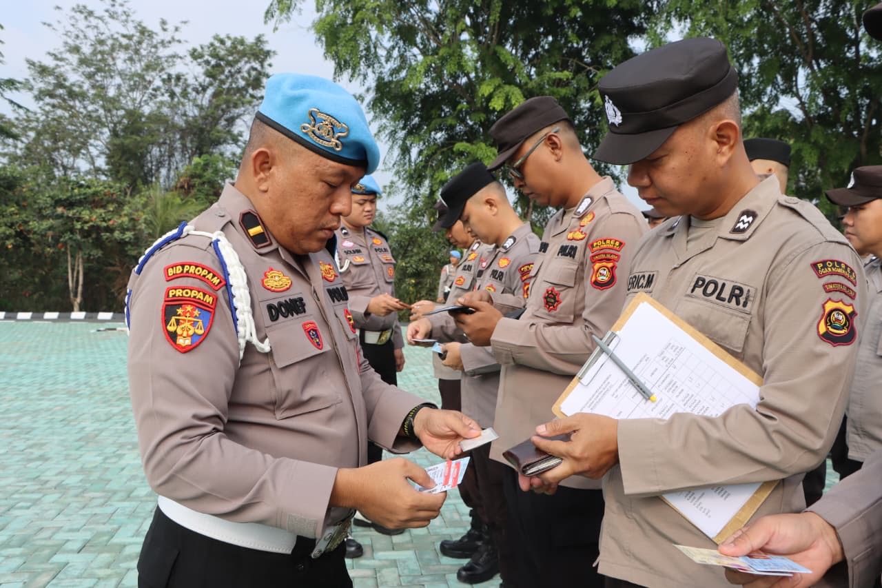 Polda Sumsel Gelar Gaktibplin di Polres OKU, Disiplin Personel Jadi Sorotan