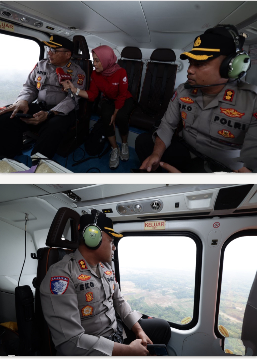 Karhutla di OKI Dipantau dari Udara, Polda Sumsel Siapkan 1.000 Personel