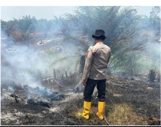 Hotspot Muncul di Desa Semeteh, Polsek Muara Lakitan Sigap Verifikasi Lokasi dan Antisipasi Karhutla