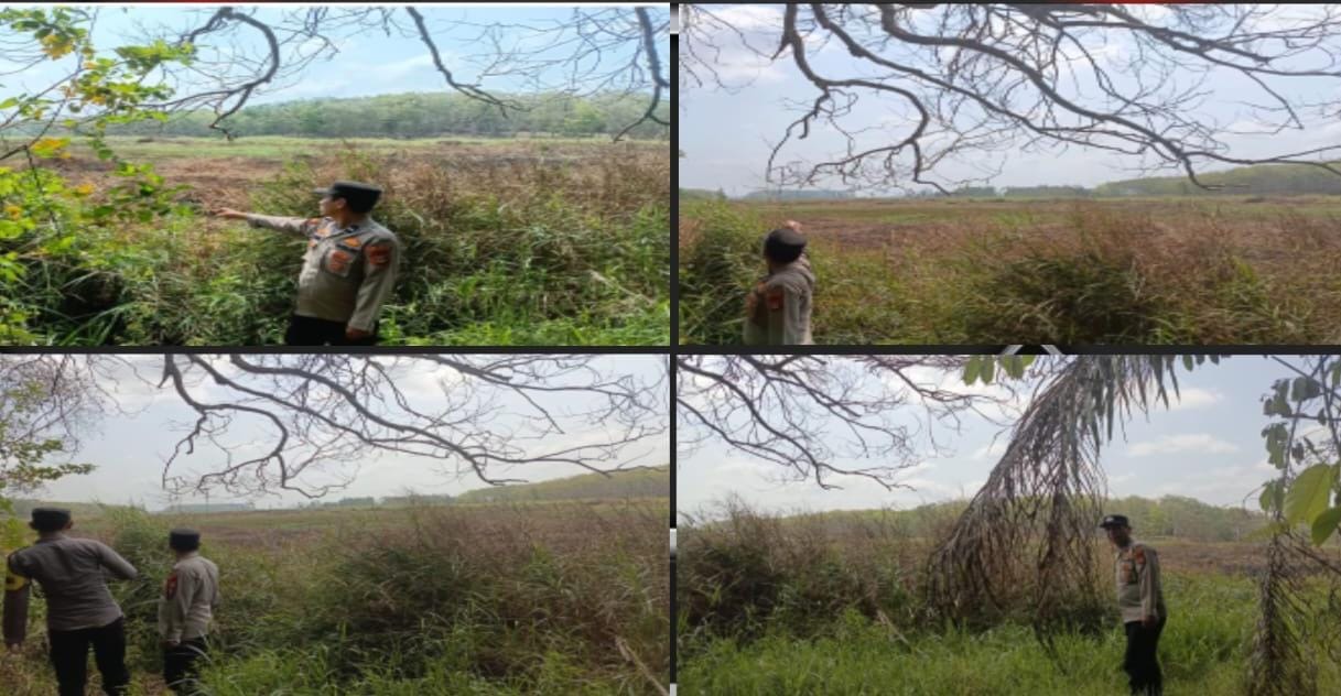 Hotspot Terdeteksi di Desa Bukit, Polsek Betung Lakukan Ground Check dan Tingkatkan Pencegahan Karhutla