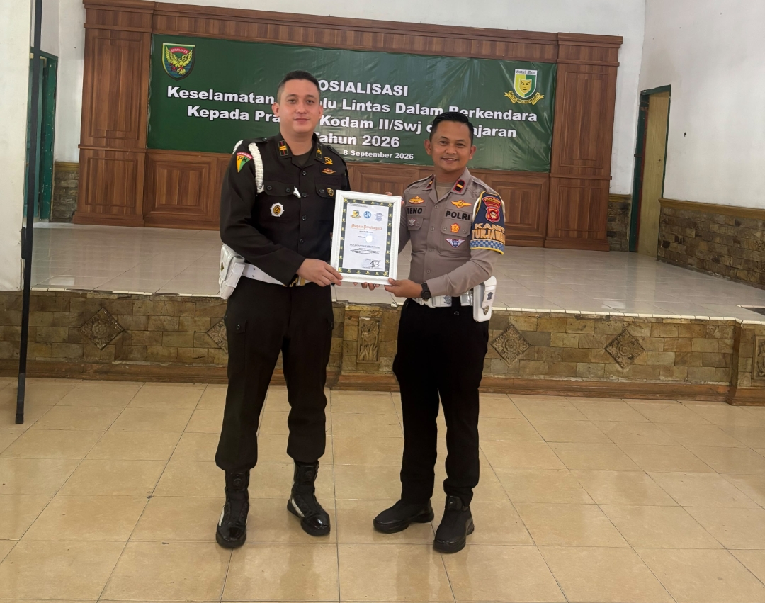 TNI-Polri Bersinergi Wujudkan Kamseltibcarlantas, Satlantas Prabumulih Gelar Safety Riding