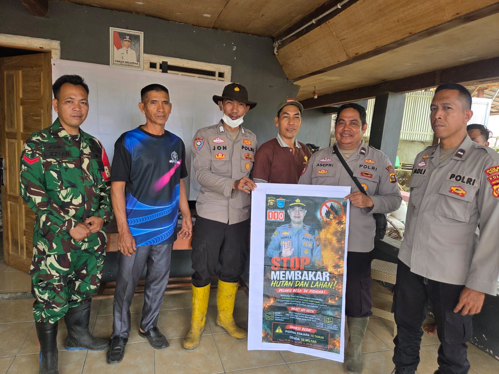 *Tiga Pilar Muara Kuang Bersinergi Cegah Karhutla, Tingkatkan Kesiapsiagaan di Wilayah Rawan*