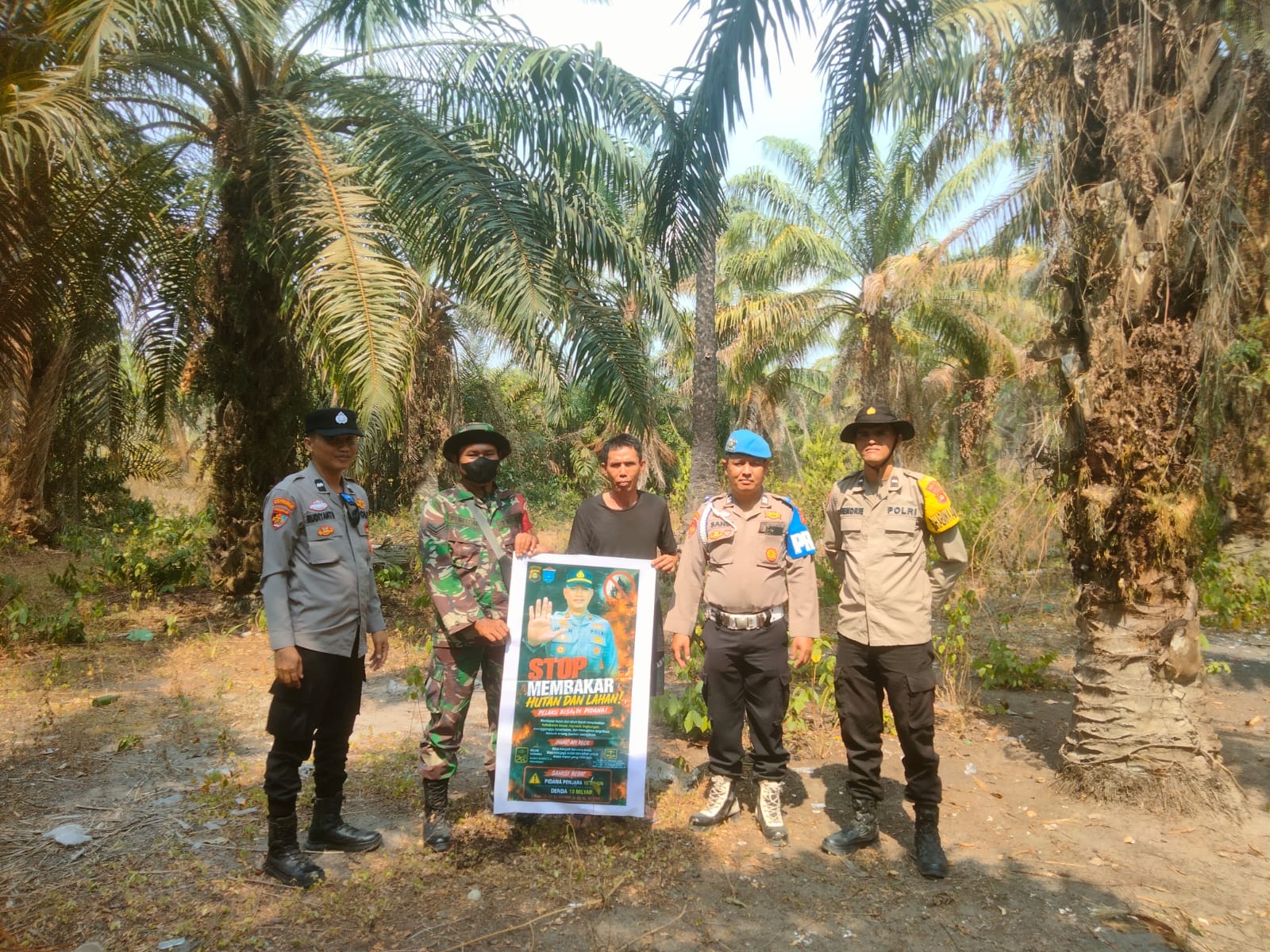 *Patroli Gabungan Polsek Rantau dan Forkopimcam Rantau Alai, Cegah terjadinya karhula*