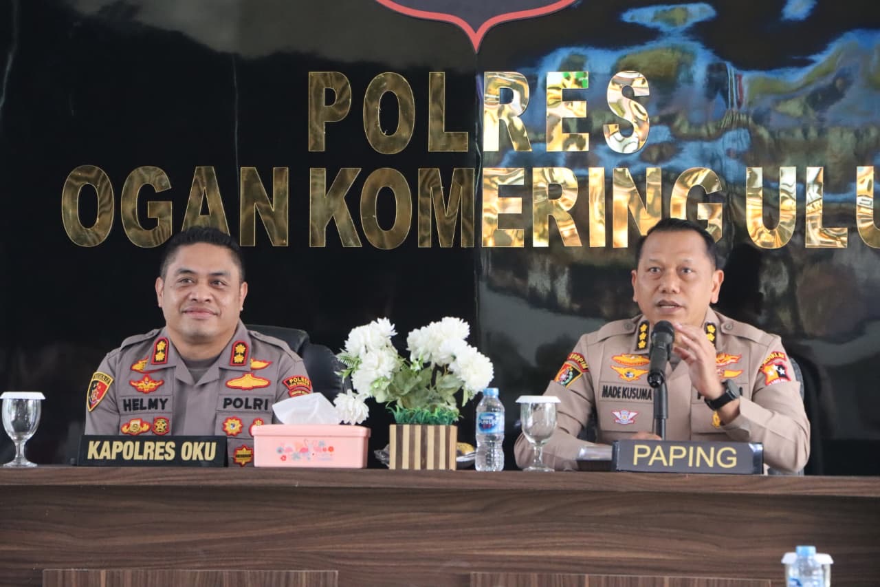 Serdik Sespimen dan SPPK Kunjungi Polres OKU Dalam Rangka Penanganan Karhutla