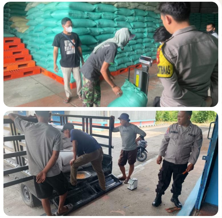 Polsek Martapura Kawal Penyaluran 2,5 Ton Jagung ke Bulog, Dukung Program Ketahanan Pangan Nasional