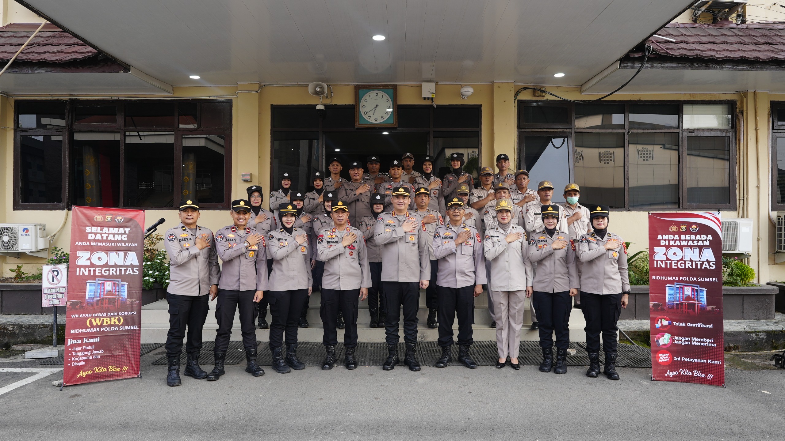 Bidhumas Polda Sumsel Deklarasikan Komitmen Menuju WBK dan WBBM, Perkuat Integritas dan Pelayanan Publik