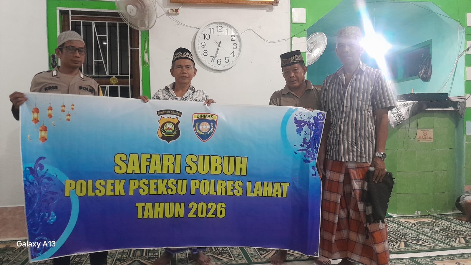 Safari Subuh Polsek Pseksu, Perkuat Silaturahmi dan Ajak Warga Bersama Jaga Kamtibmas