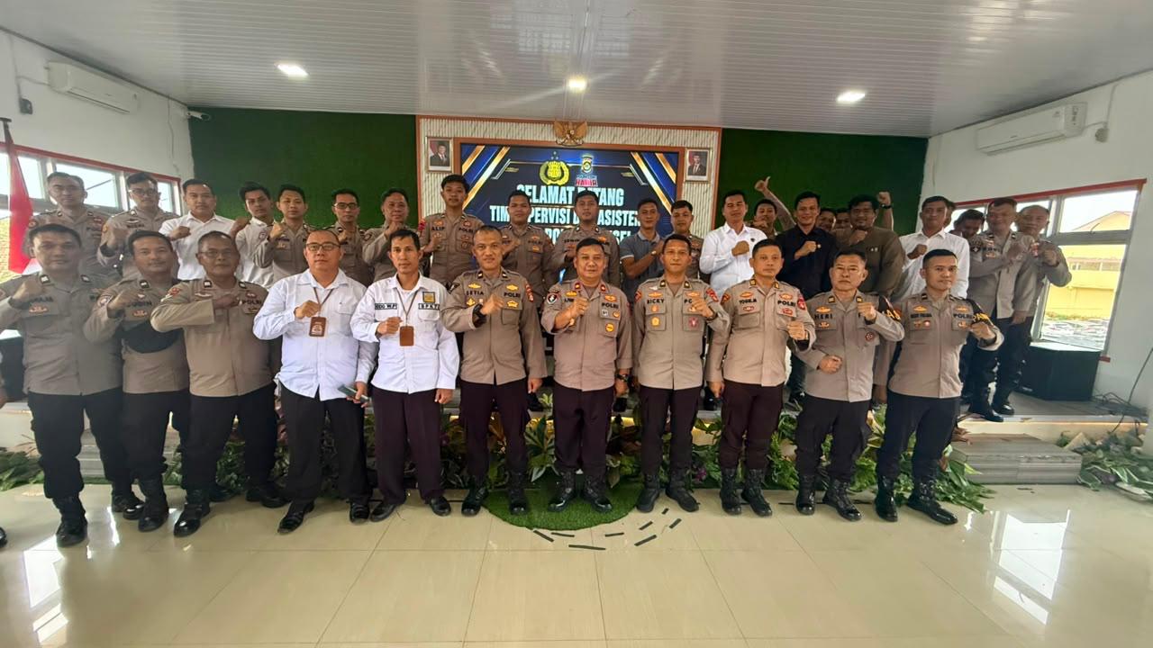 SPKT Polres OKI Raih Penilaian Baik dalam Supervisi Tim Polda Sumsel