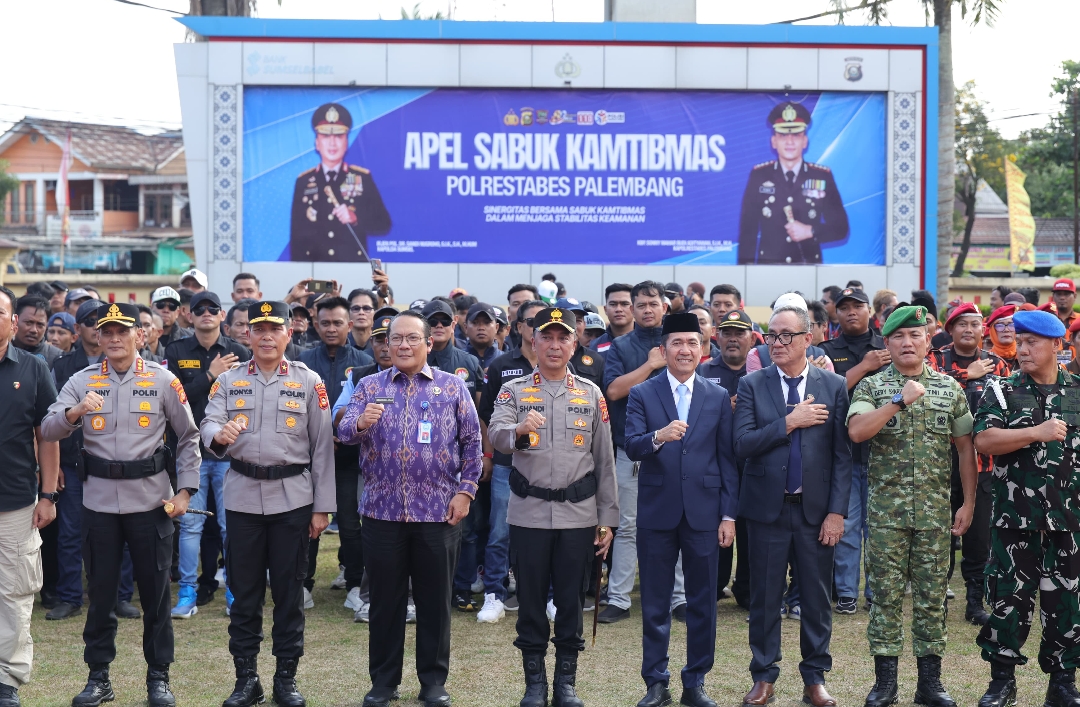 Pimpin Apel Sabuk Kamtibmas, Kapolda Sumsel Ajak Masyarakat Perkuat Persatuan dan Tolak Provokasi