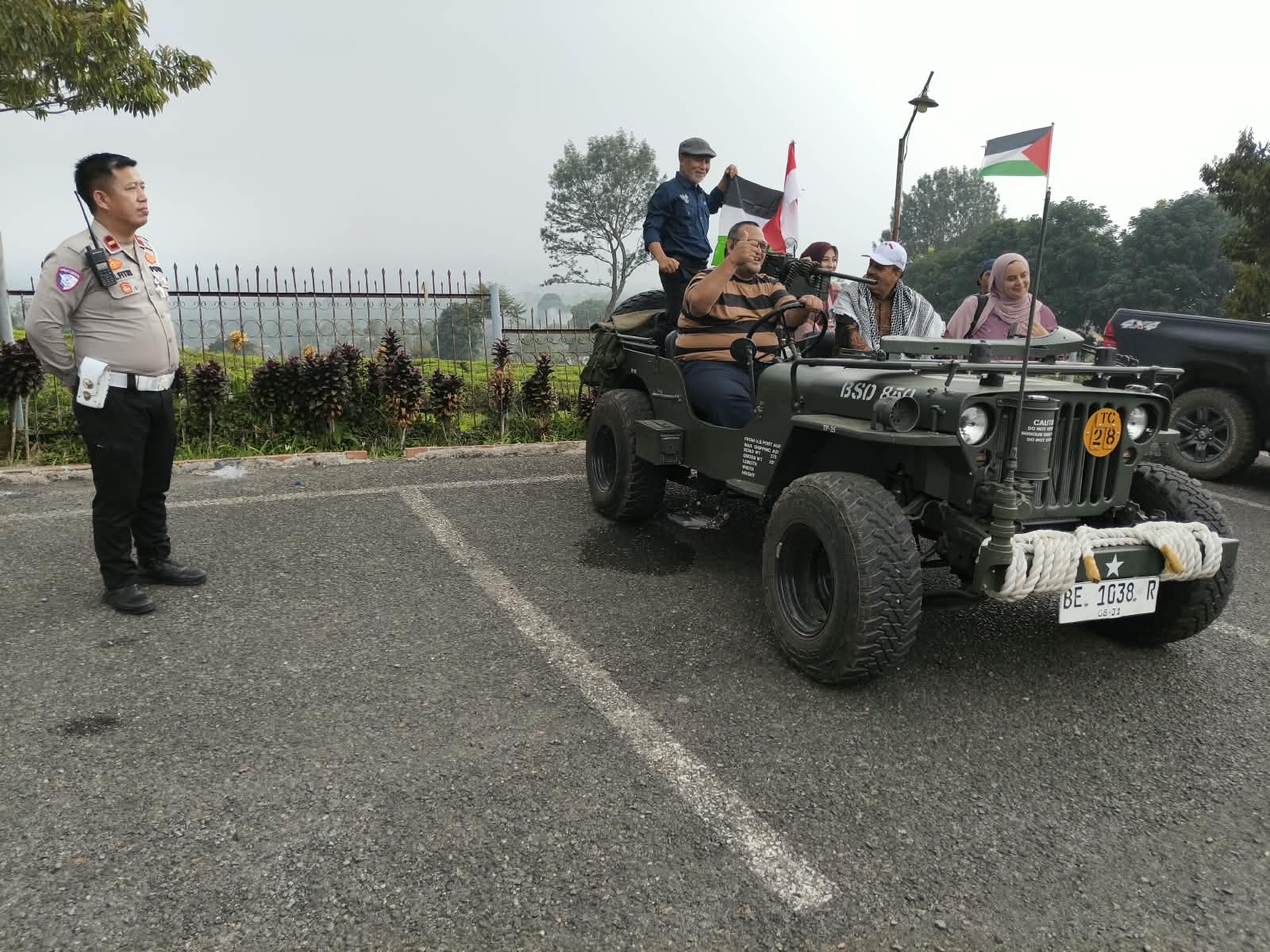Polres Pagar Alam Amankan Kunjungan Duta Besar Palestina untuk Indonesia, Situasi Berjalan Kondusif