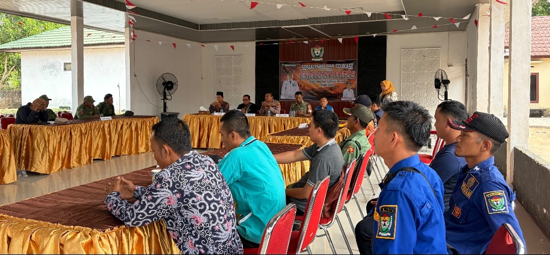 Sebelum Api Mengoyak Lingkungan, Sungai Rotan Bergerak! Polisi Edukasi Desa-Desa Cegah Karhutla