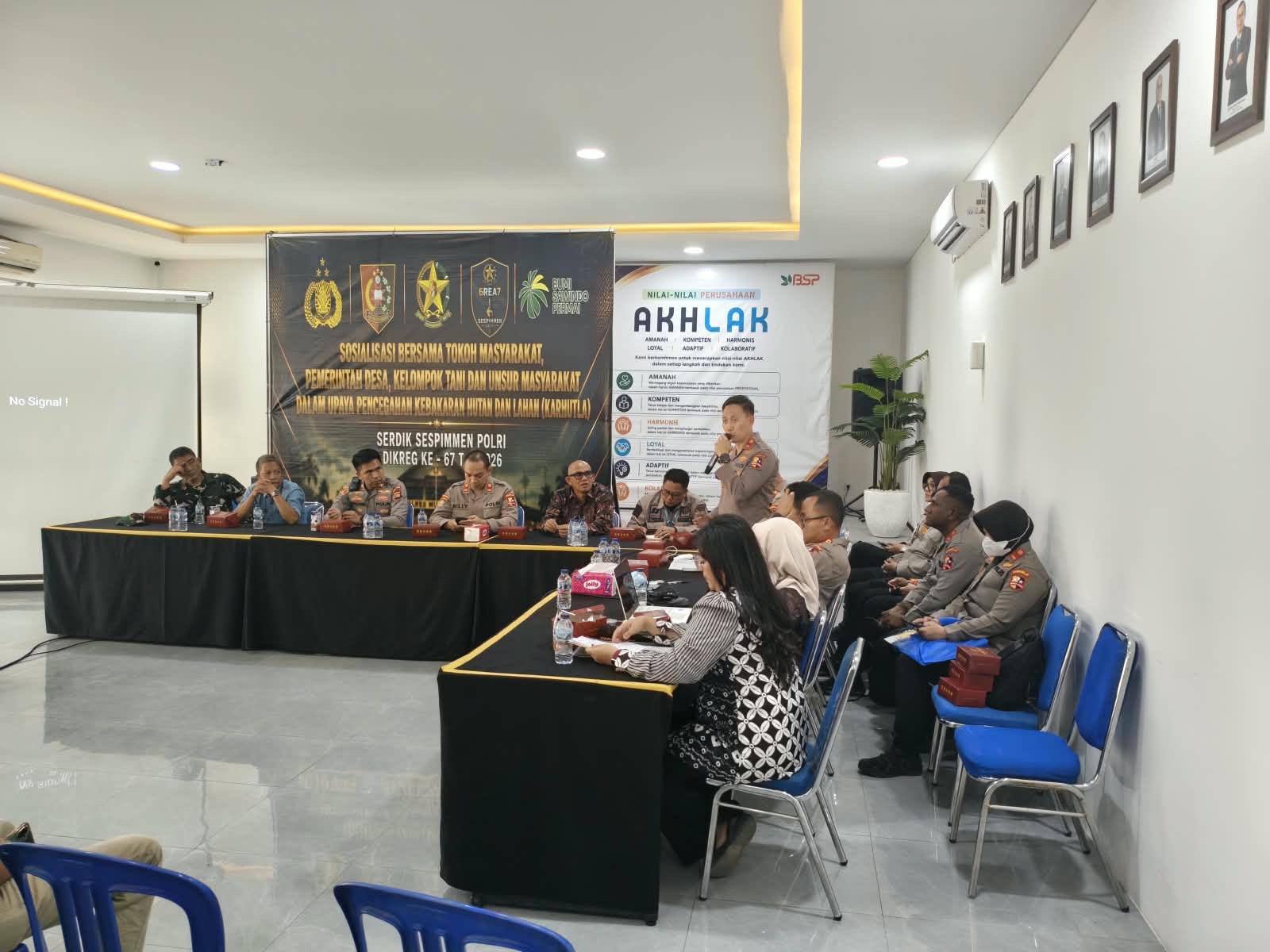 Sebelum Api Membesar, Serdik Sespimmen Polri Ketuk Hati Warga Tanjung Agung: Cegah Karhutla Sejak Dini!
