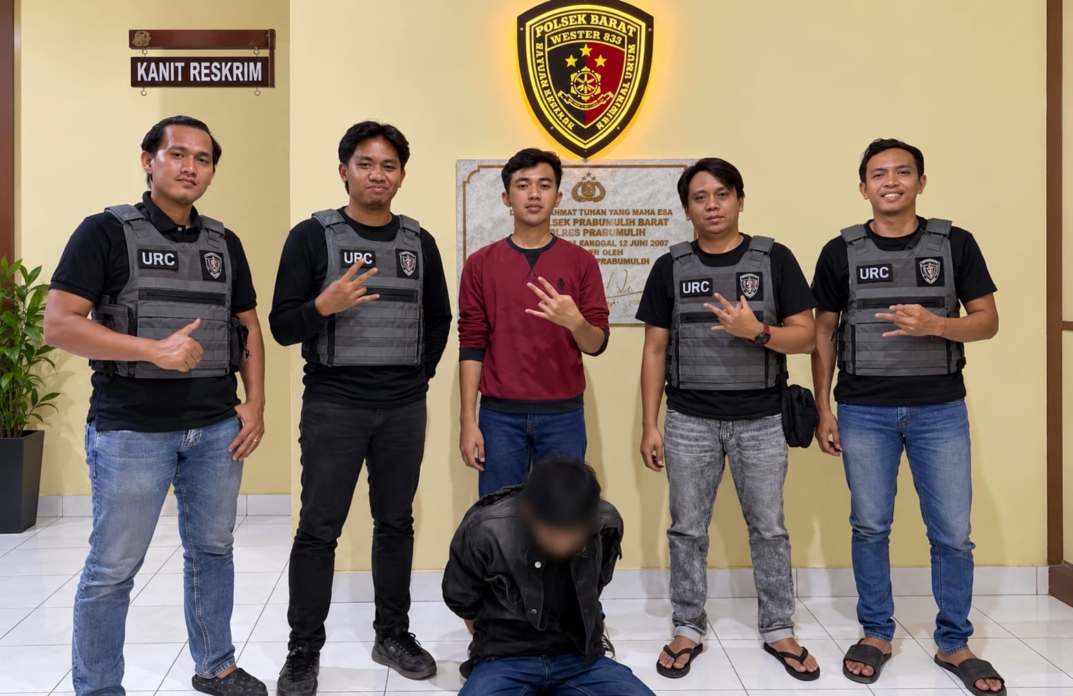 Pinjam Motor Tak Kunjung Kembali, Team URC WESTER 838 Amankan Terduga Pelaku Penggelapan