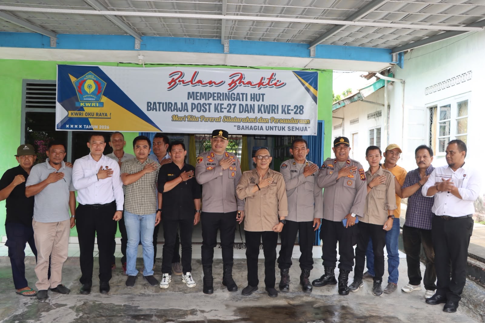 Kapolres Oku Silaturahmi Ke Kediaman Ketua KWRI OKU