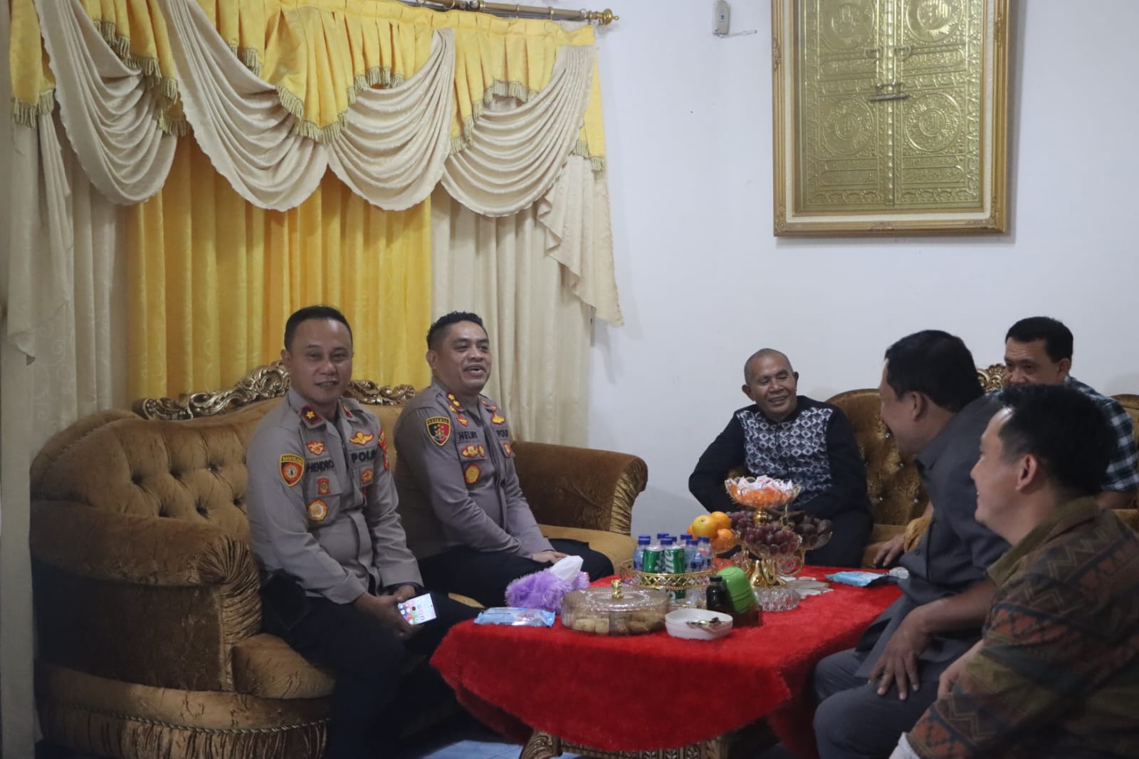 Sambangi Tokoh Masyarakat, Kapolres Oku: Bagian Penting Jaga Stabilitas Daerah