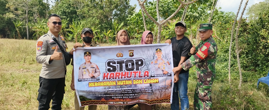 24/7 Nyago Bumi Sriwijaya, Polda Sumsel Masifkan Edukasi dan Mitigasi Karhutla