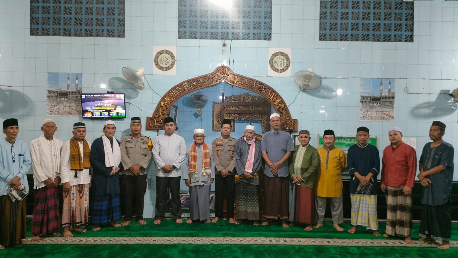Subuh Keliling, Kapolres Muara Enim Sambangi Jemaah Masjid Al-Amin: Ajak Warga Bersama Jaga Kamtibmas dan Cegah Karhutla