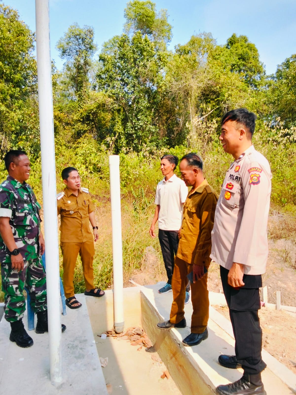 Tiga Pilar Polsek Indralaya Ogan Ilir Gencarkan Patroli Karhutla, Sasar Pulau Semambu dan Palem Raya