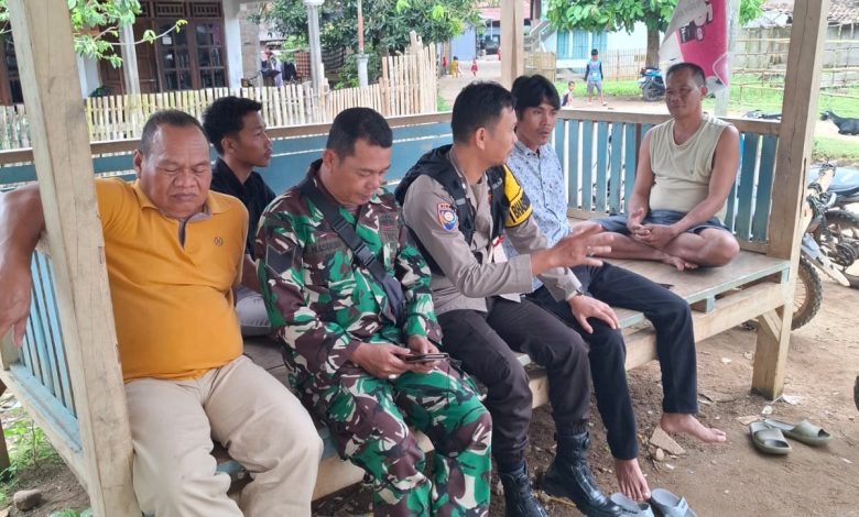 Bhabinkamtibmas Polsek Lengkiti Imbau Warga Bersama-Sama Cegah Karhutla