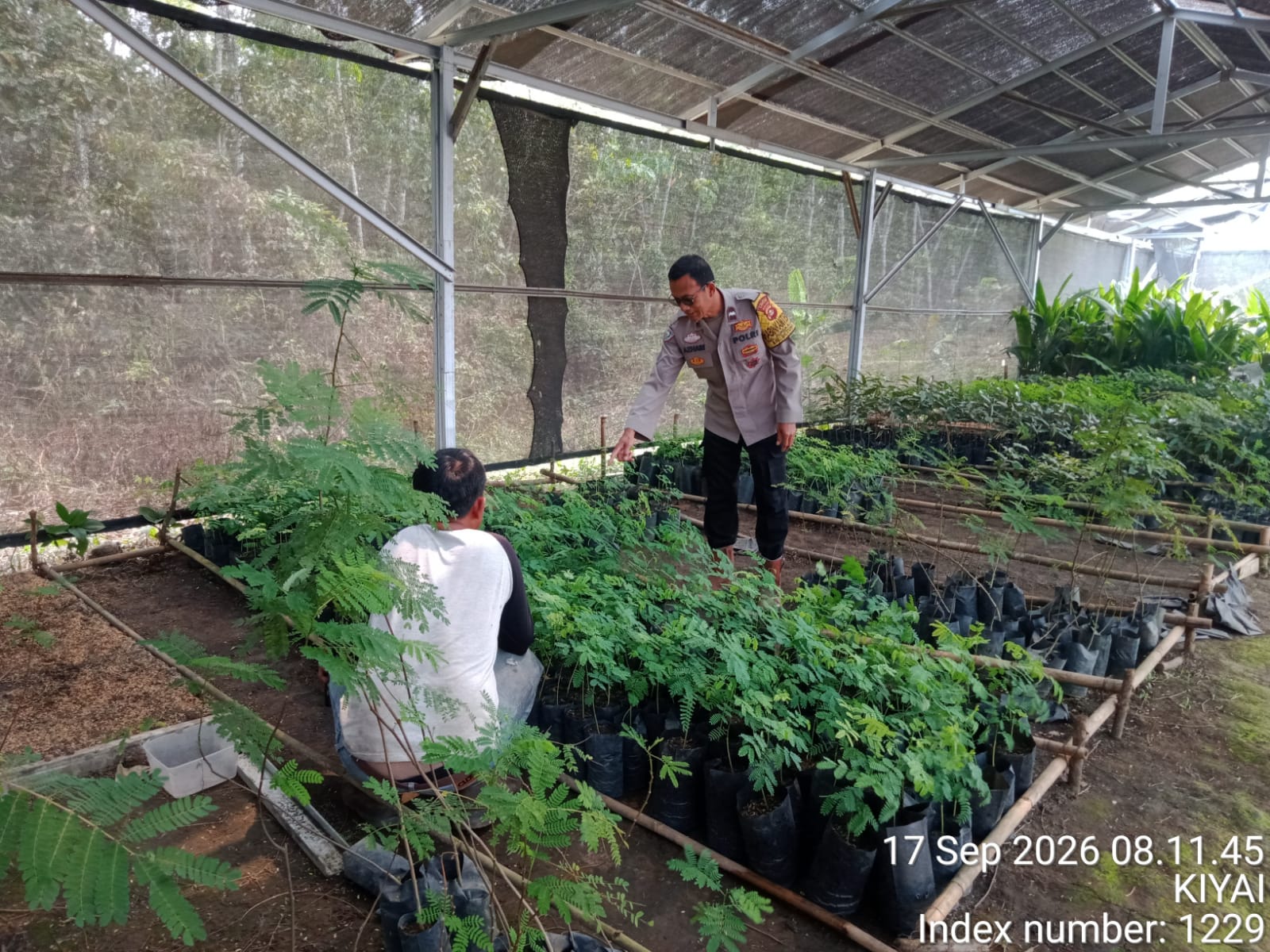 Gerakkan Program P2B, Bhabinkamtibmas Betung Ajak Warga Dukung Swasembada Pangan