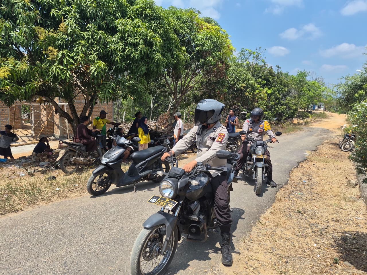 Cegah Karhutla, Polsek Semidang Aji Intensifkan Patroli di Desa Ulak Pandan