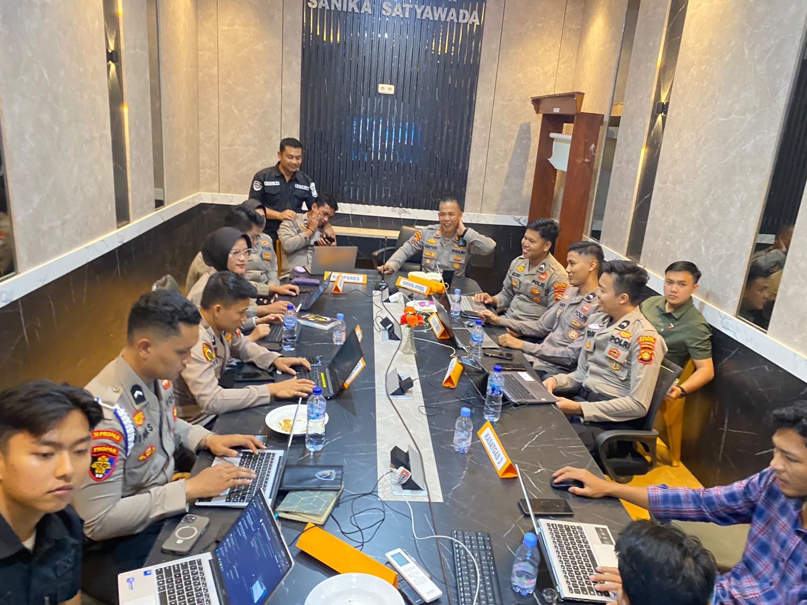 Polres OKU Selatan Ikuti Persiapan Operasi Astama Ops Mabes Polri, Cek Kesiapan Hadapi Bencana