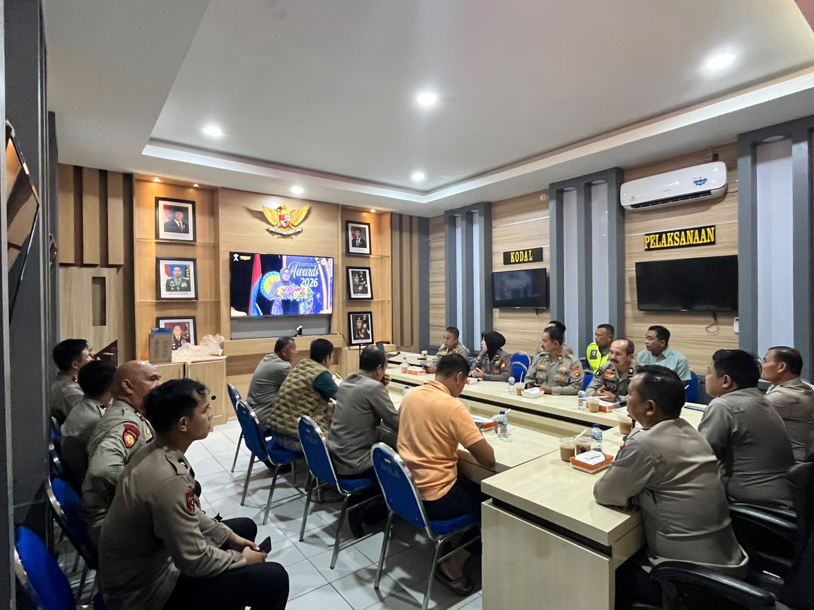 Polres Lahat Gelar Nobar Malam Penganugerahan Kompolnas Awards 2026