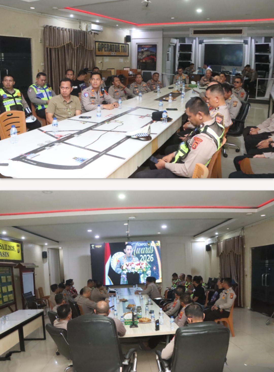 Polres Banyuasin Nobar  Penganugerahan Kompolnas Awards 2026