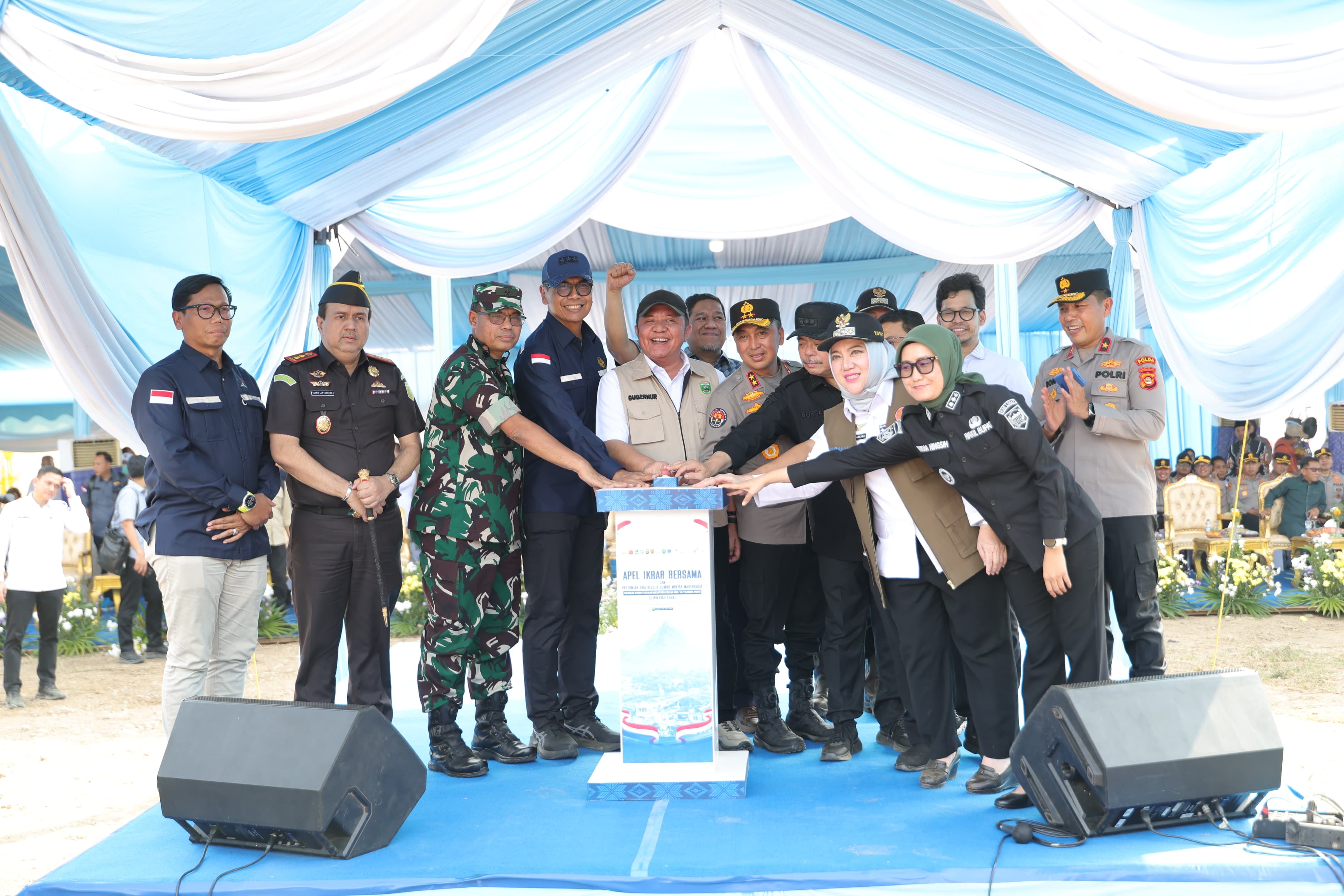 Kapolda Sumsel Hadiri Launching Tata Kelola Sumur Minyak Rakyat, Wujudkan Legal Drilling