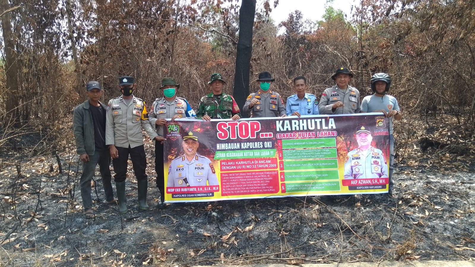 *Karhutla Menguji OKI, Polres OKI Perkuat Patroli dan Respons Cepat di Wilayah Rawan*