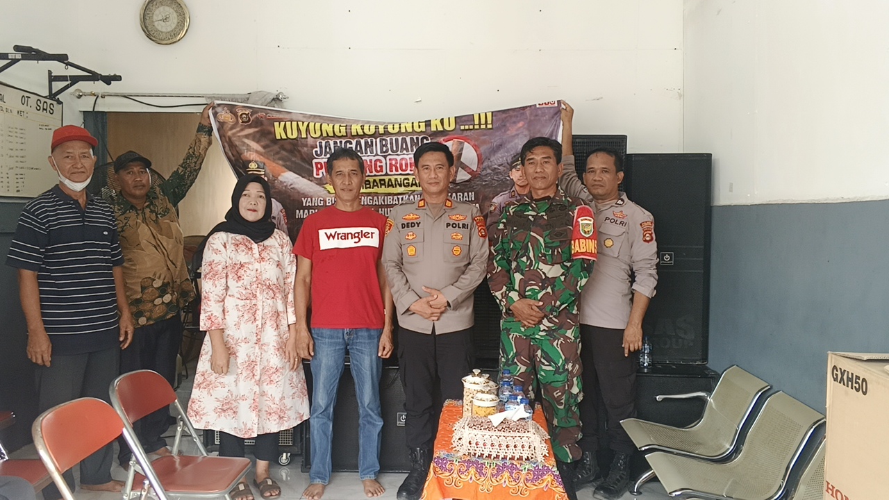 Hadapi Kemarau Panjang, Polsek Sekayu Gencarkan Imbauan Cegah Karhutla ke Sejumlah Desa