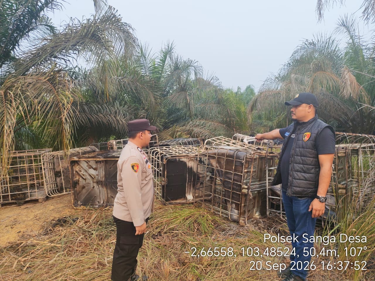 Penampungan Minyak Mentah Ilegal Terbakar di Sanga Desa Muba, Polisi Lakukan Penyelidikan