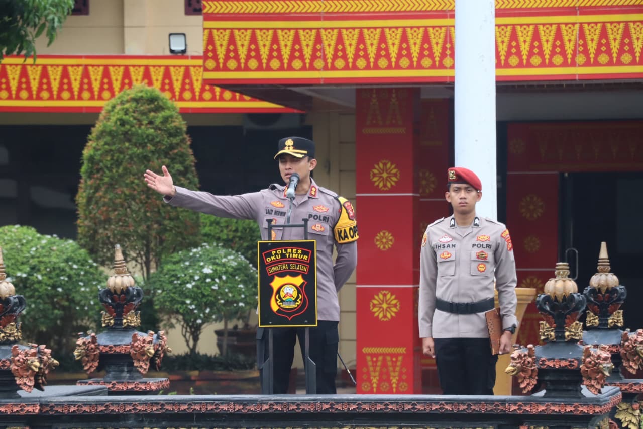 Kapolres OKU Timur Tekankan Penanganan Karhutla Harus Serius, Tuntas dan Penuh Tanggung Jawab