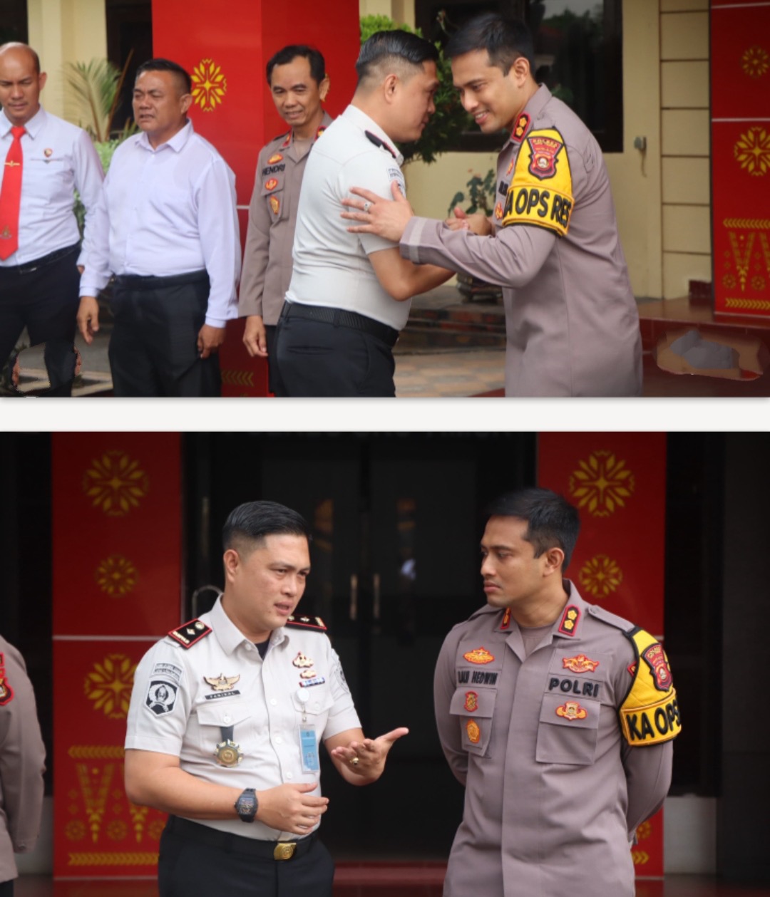 Perkuat Sinergitas, Kapolres OKU Timur Terima Silaturahmi Kepala Rutan Martapura