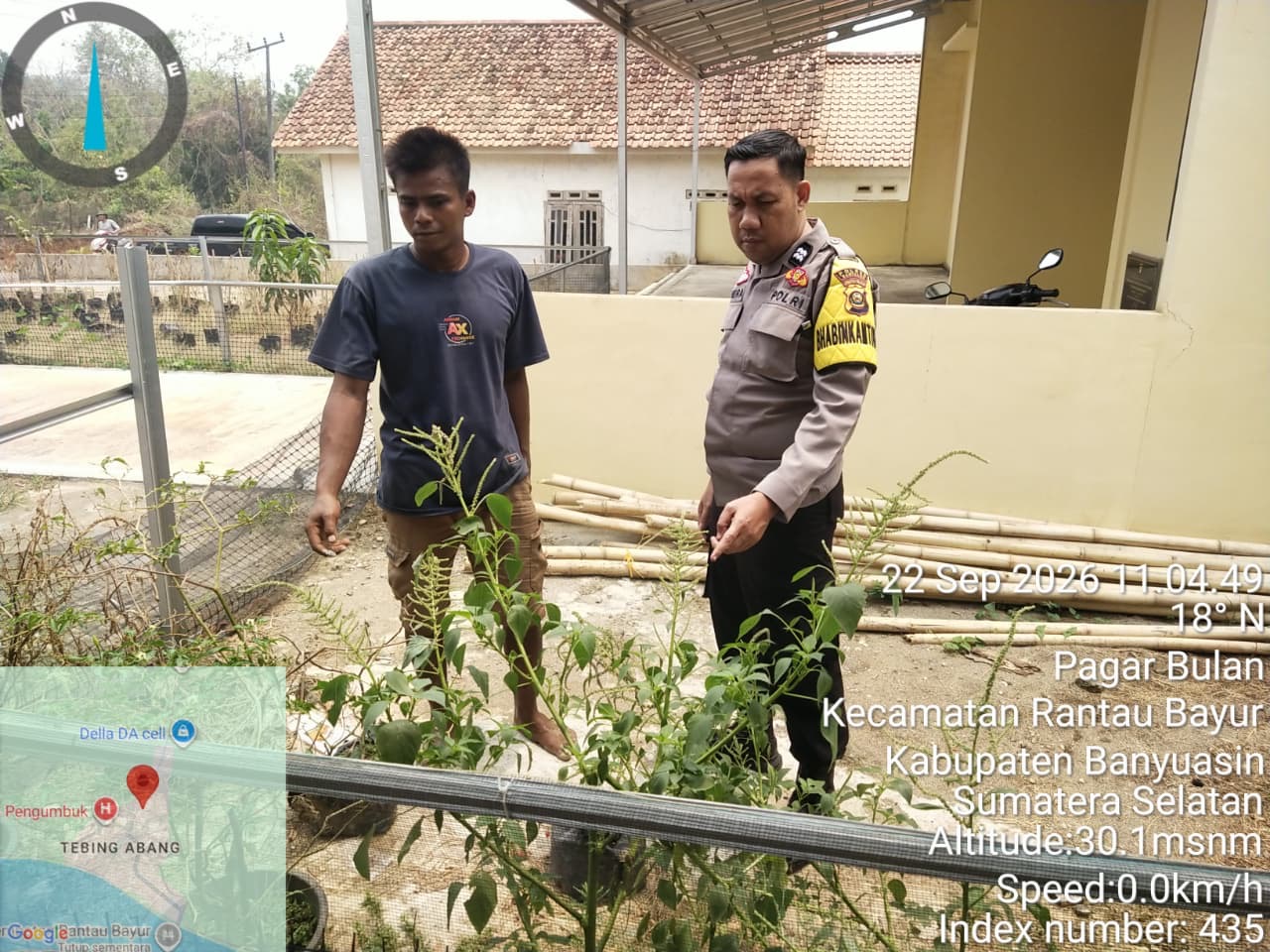 Gerakkan Program P2B, Bhabinkamtibmas Rantau Bayur Ajak Warga Talang Kemang Dukung Swasembada Pangan