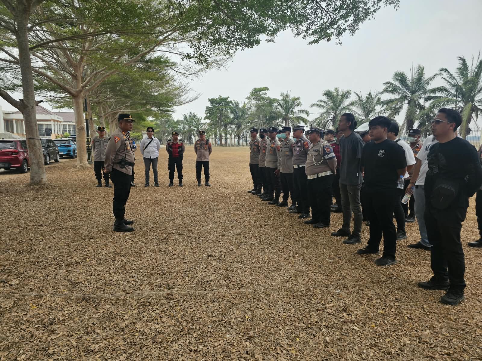 Polres Ogan Ilir Kawal Aksi PMII, Penyampaian Aspirasi di DPRD Berlangsung Aman dan Kondusif
